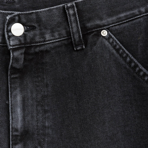 Carhartt WIP Rivet Short Black Stone Washed I034319 Degli Uberti